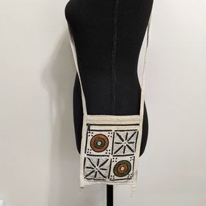 Small crossbody boho cloth purse